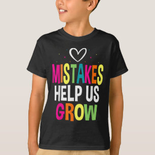 Camiseta Crescimento Mindset Positivo De Volta Ao Professor