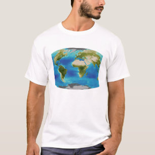 Camiseta Crescimento vegetal médio da terra