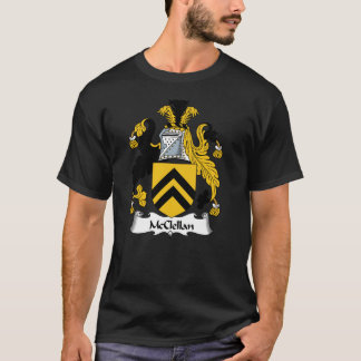 Camiseta Crest da Família McClellan Casaco de Braços McClel