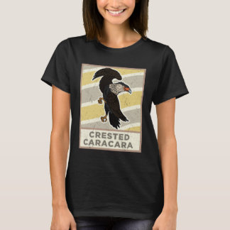 Camiseta Crested caracara birds biologist ornithologist bir