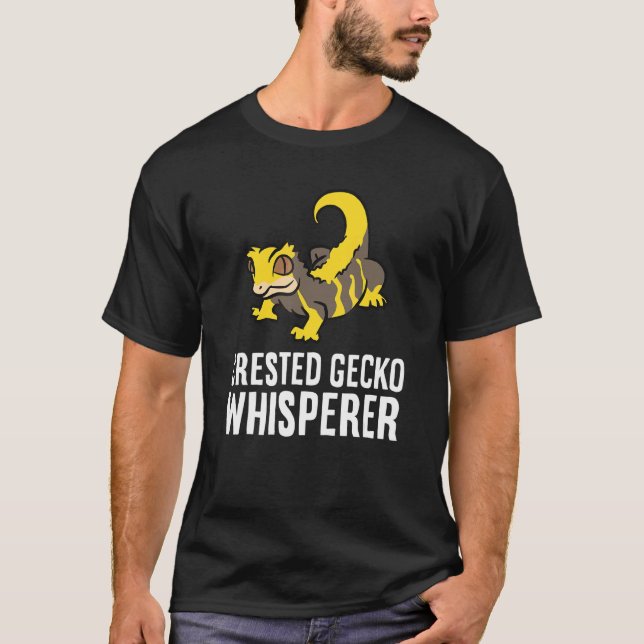 Camiseta Crested Gecko Whisperer Reptile Crested Gecko (Frente)