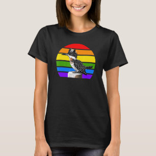 Camiseta Crested Kingfisher Rainbow Bird Diversidade de Pás