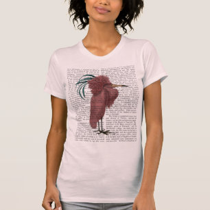 Camiseta Crested Marsala Bird