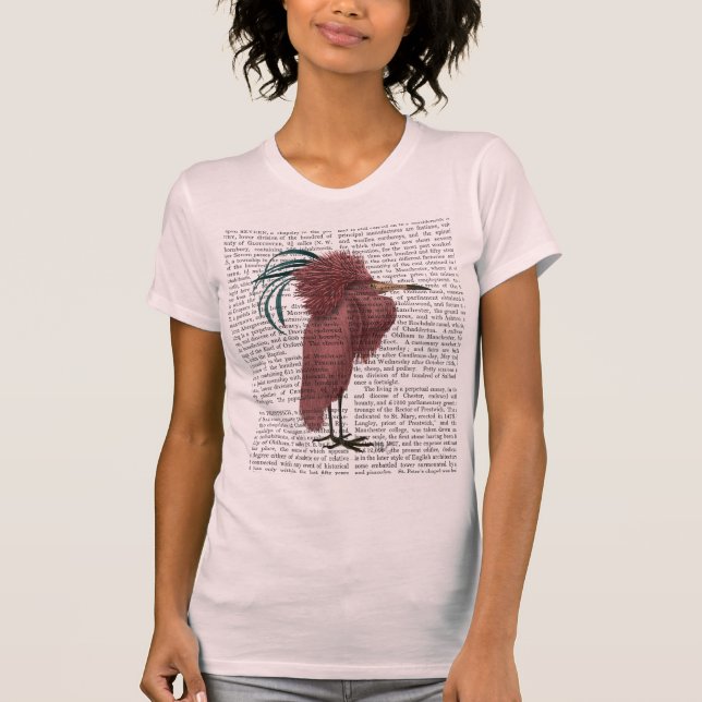 Camiseta Crested Marsala Bird (Frente)