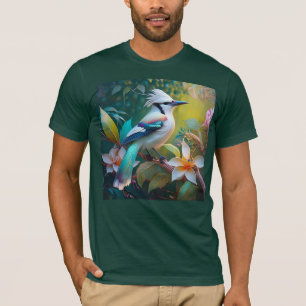 Camiseta Crested Teal Winged Jay