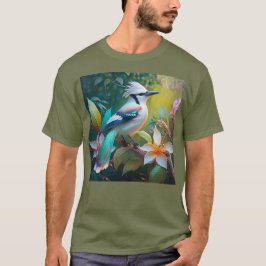 Camiseta Crested Teal Winged Jay