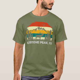 Camiseta Crestone Pico CO montanha caminhando pela natureza