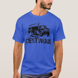 Camiseta Crestwood Kentucky KY Tourism Semi ficou preso