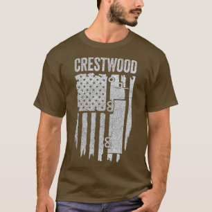 Camiseta Crestwood Kentucky KY Tourism Semi ficou preso