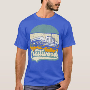 Camiseta Crestwood Kentucky KY Tourism Semi ficou preso