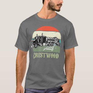 Camiseta Crestwood Kentucky KY Tourism Semi ficou preso