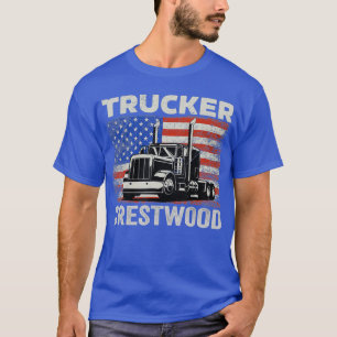 Camiseta Crestwood Kentucky KY Tourism Semi ficou preso em
