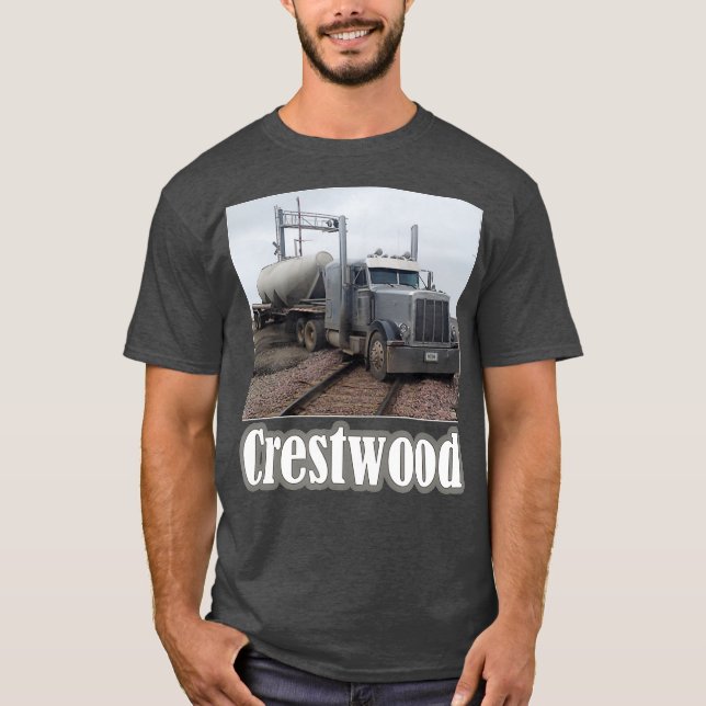 Camiseta Crestwood Kentucky KY Tourism Semi preso em _12 (Frente)