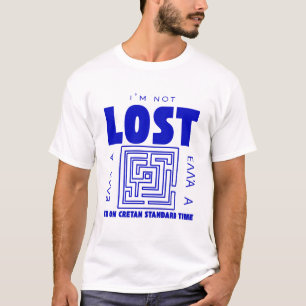 Camiseta Creta (Grécia): Não estou perdido