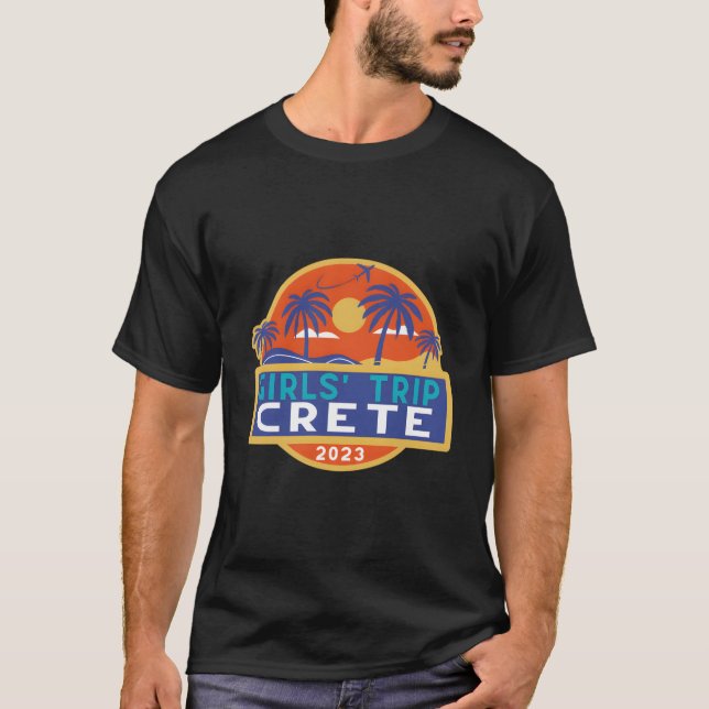 Camiseta Crete Trip 2023 Greek Islands Greece Heraklion (Frente)