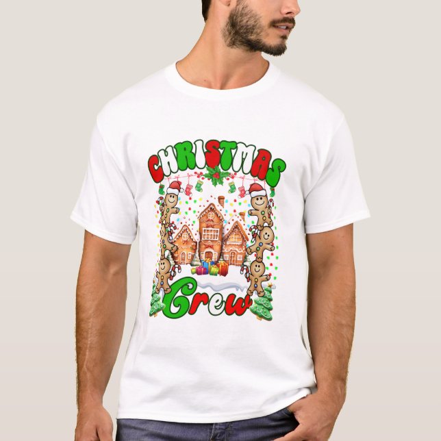 Camiseta Crew Engraçado de Natal (Frente)