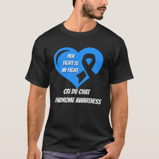 Camiseta Cri Du Chat Syndrome Awareness