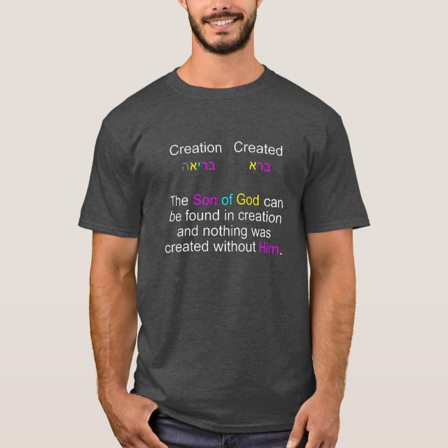 Camiseta Criação (Cinza) (Frente)