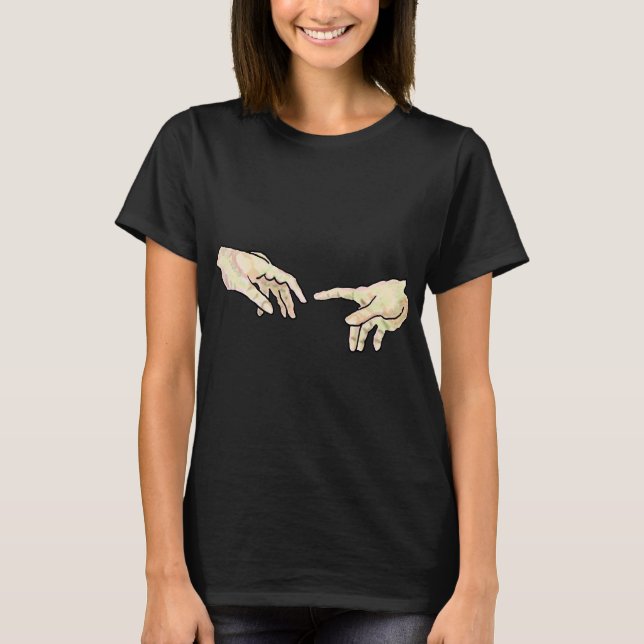 Camiseta Criação das Mãos Adão (Frente)