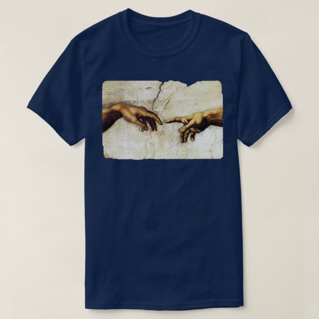 Camiseta Criação de Adão 3 (Frente do Design)
