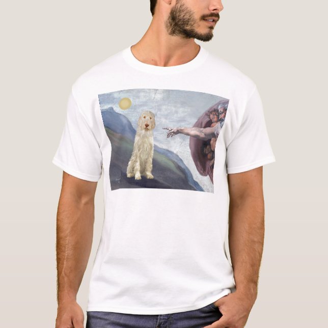 Camiseta Criação de Deus do Spinone Italiano (Frente)