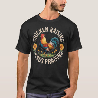 Camiseta Criação de Frango Louvando Jesus
