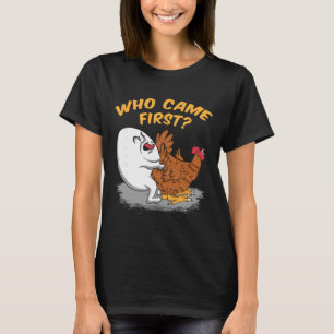 Camiseta Criação de Frangos - Quem Veio Primeiro Presente F