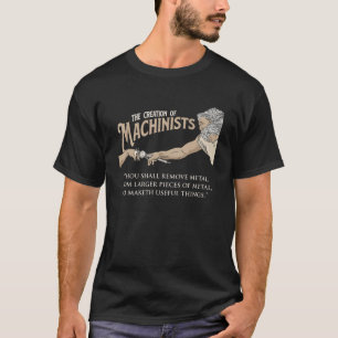 Camiseta Criação De Máquinas - CNC Milling Machine O