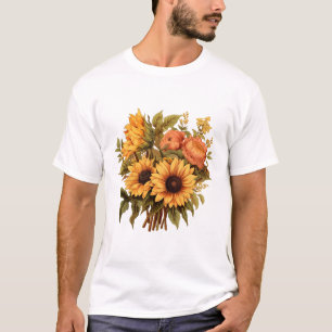 Camiseta Criação de Presente elegante branco e preto