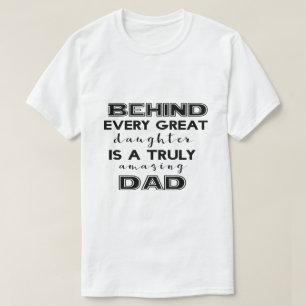 Camiseta Criação de presente elegante em branco e preto
