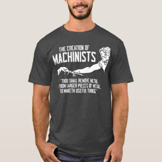 Camiseta Criação De Uma Empresa Comercial Machinista CNC