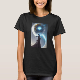 Camiseta Criação Do Espaço Celestial Fantasia Mundial