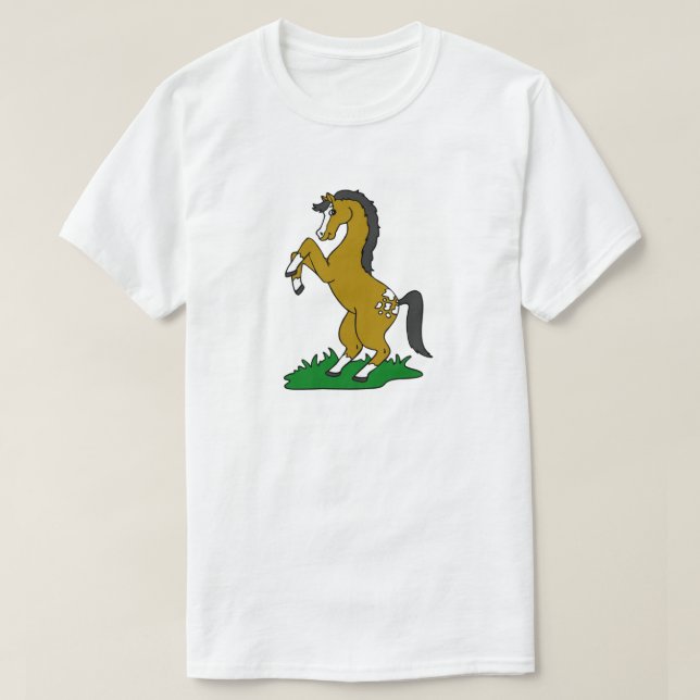 Camiseta Criação do Tema Equino das Pernas Hólicas Appaloos (Frente do Design)