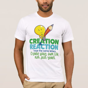 Camiseta Criação e Reação