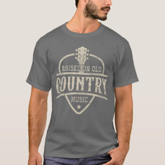 Camiseta Criado Com a Música Country Antiga dos Anos 80 e 9