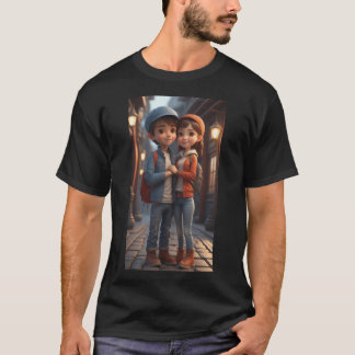 Camiseta Criado com amor — trazendo alegria à sua vida."