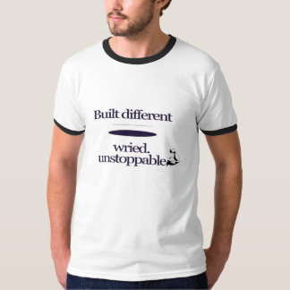 Camiseta "Criado com fios diferentes sem rolhas"Design conf