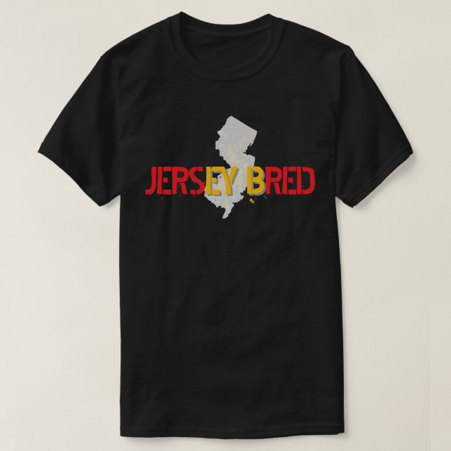 Camiseta CRIADO EM JERSEY (Espanhol) (Frente do Design)