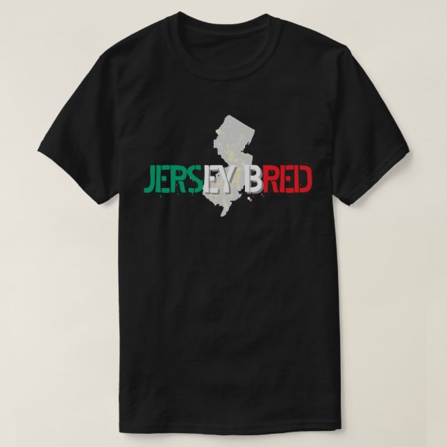 Camiseta CRIADO EM JERSEY (Italiano) (Frente do Design)