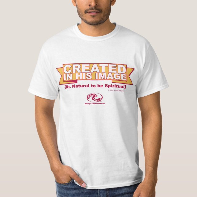CAMISETA CRIADO EM SUA IMAGEM (Frente)