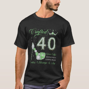 Camiseta Criado Há 40 Anos aniversário de 40 anos 40 Anos