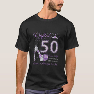 Camiseta Criado Há 50 Anos 50º Aniversário 50 Anos Qu