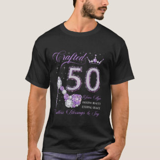 Camiseta Criado Há 50 Anos 50º Aniversário 50 Anos Qu
