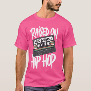 Camiseta Criado Na Fita Cassete Old School Hip Hop Dope Ano