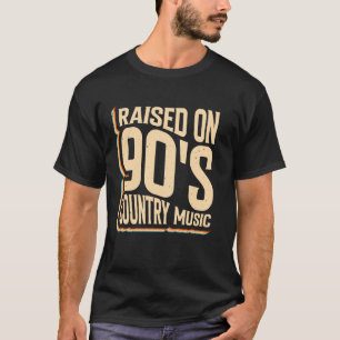 Camiseta Criado Na Música Country dos Anos 90