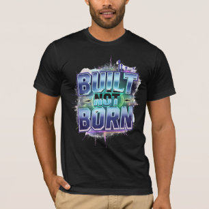 Camiseta CRIADO NÃO NASCER - Motivação de Grunge Urbano Neg