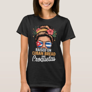 Camiseta Criado No Pão Cubano E Croquetas Coque Desarrumado