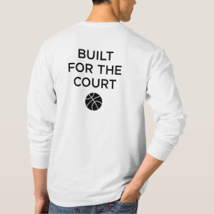 Camiseta Criado para a Corte - Design de basquete minimalis