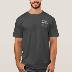 Camiseta Criado para elogiar citações do bolso com verso