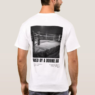 Camiseta Criado por um Pai de Boxe Arte de Anel Vintage